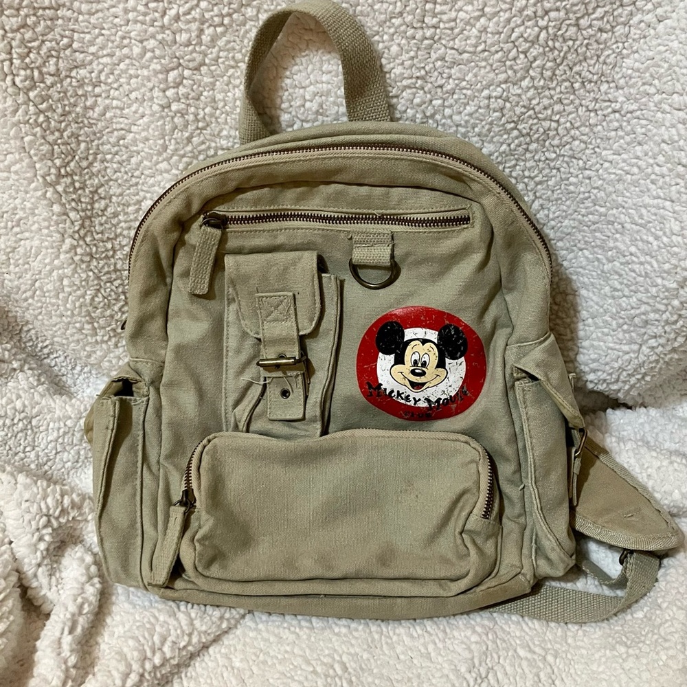 Vintage 2000s Disney “Mickey Mouse Club” Crossbody Backpack 🐭🎒